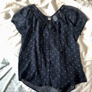 Cute Navy Blouse